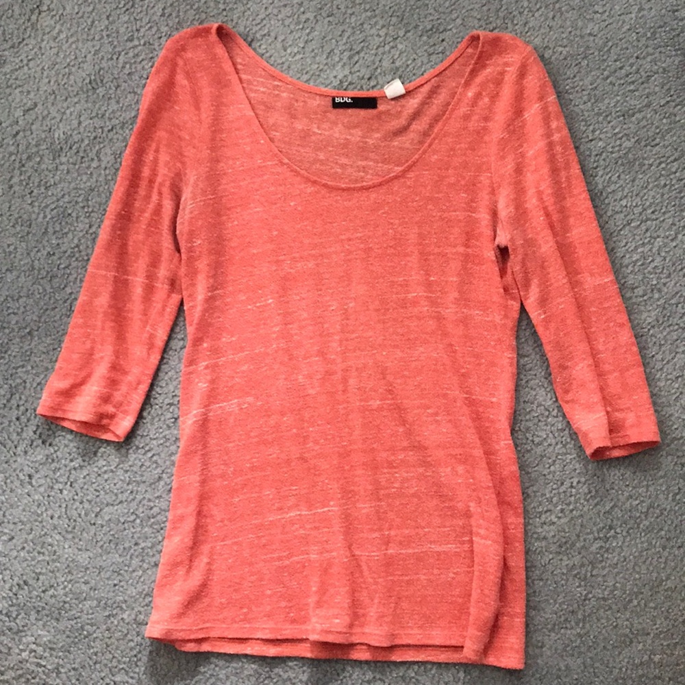 Coral shirt